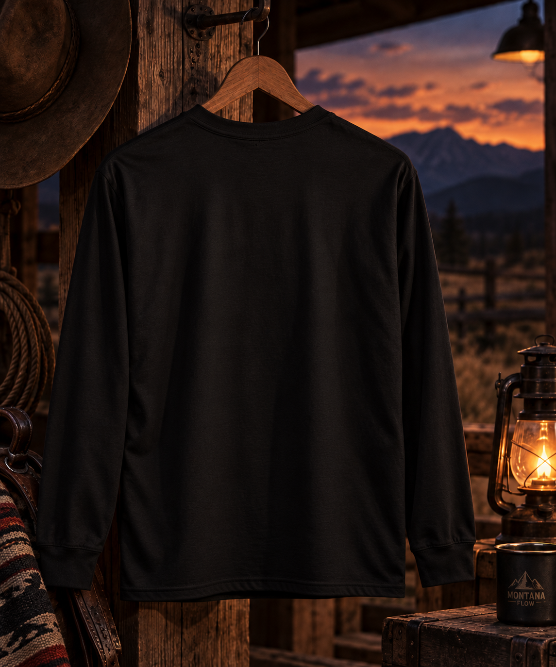 Wolf Dreamcatcher Long Sleeve Tee | Tribal Native-Inspired Wolf Graphic