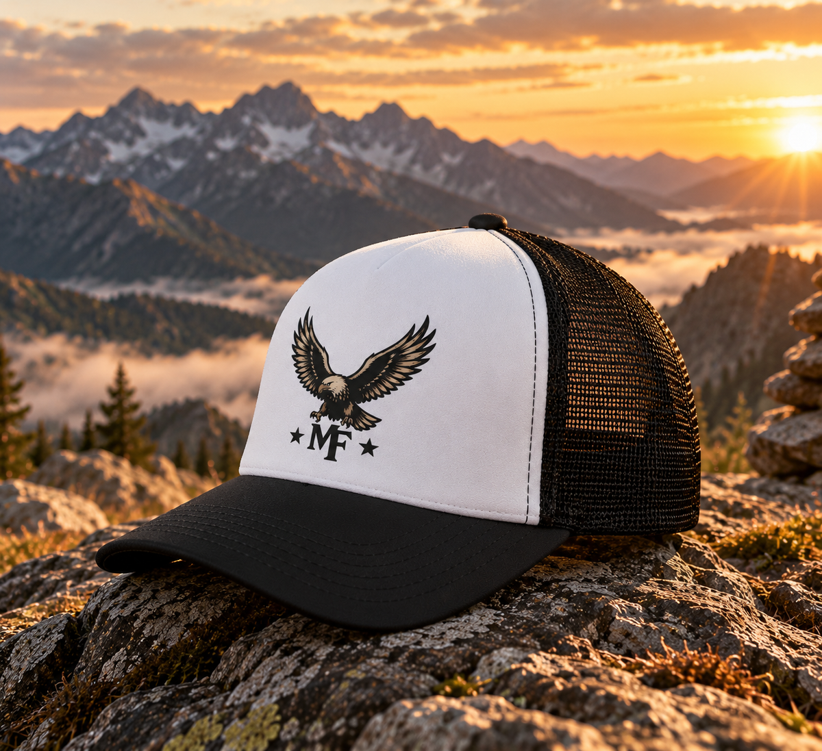 Vintage Flying Eagle MF Trucker Hat | Foam Front Mesh Back