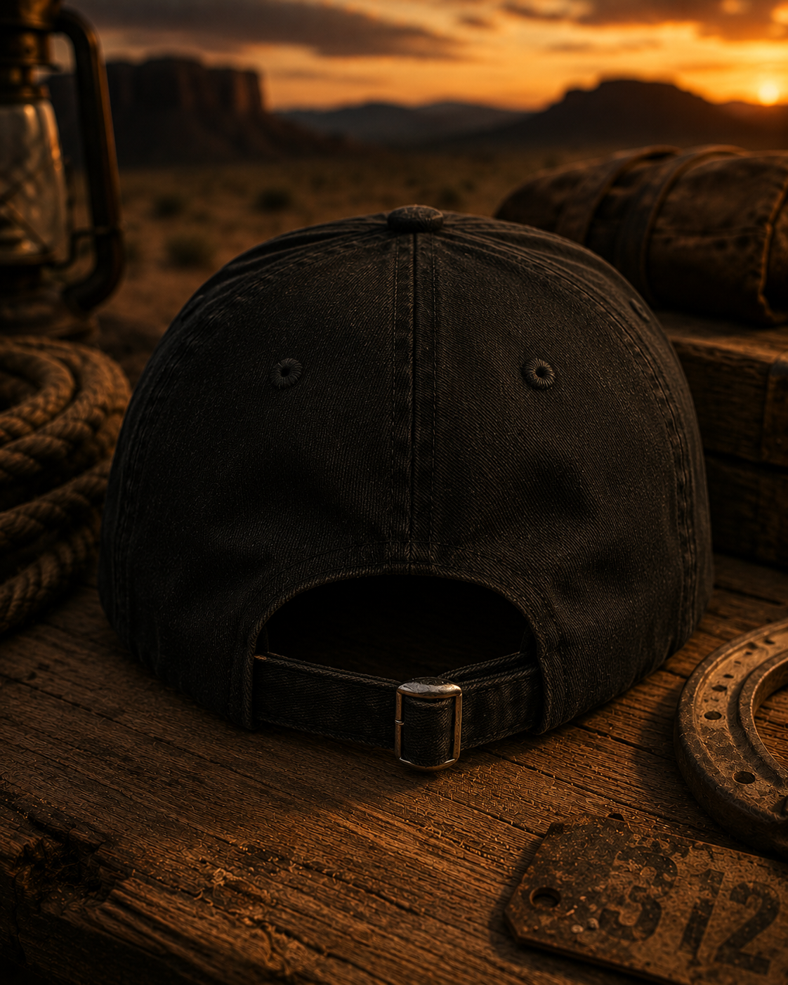 Western Bull Skull Hat, Vintage Cowboy Cap, Rustic Ranch Baseball Hat, Desert Western Gift for Men