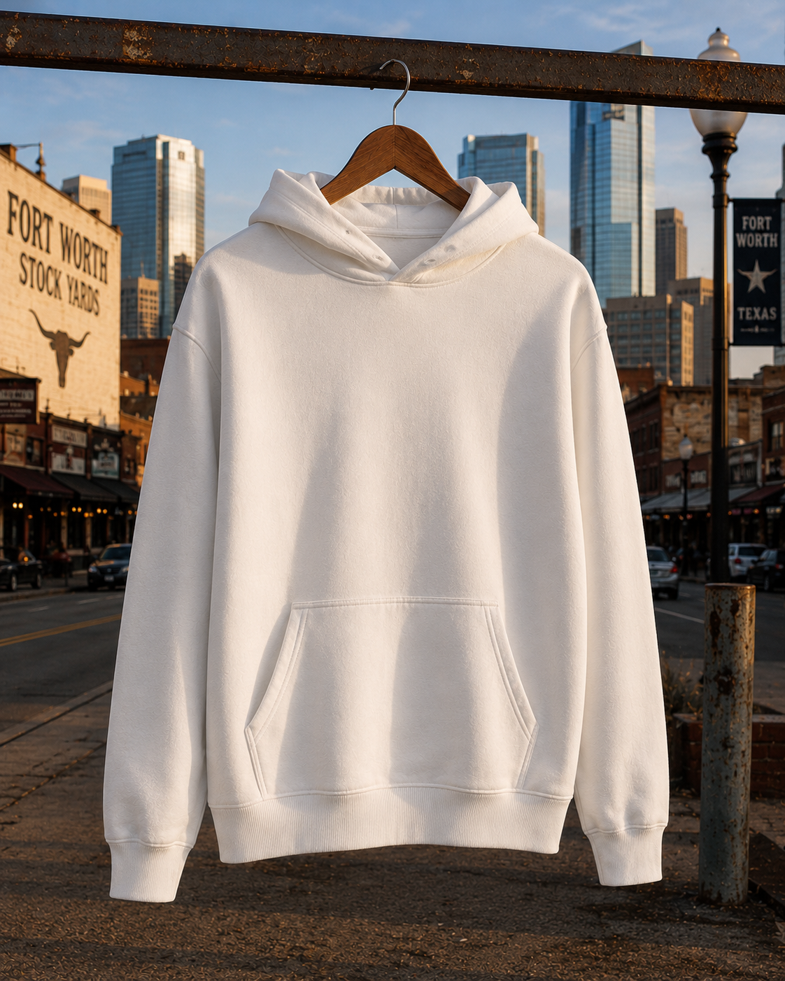 Longhorn Skull Hoodie | Western Graphic Sweatshirt | Desert Road Trip Pullover