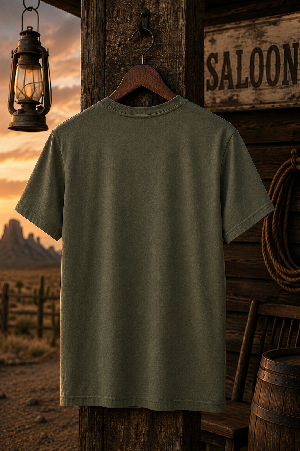 T-shirt tête de crâne de longhorn | T-shirt Western Open Roads | T-shirt graphique cow-boy du désert