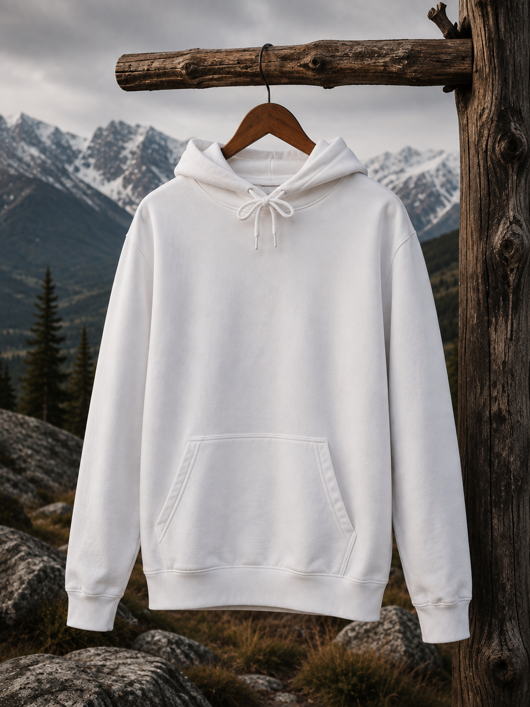 Mount Washington Hoodie | New Hampshire Mountain Sweatshirt | Hiking Nature Pullover