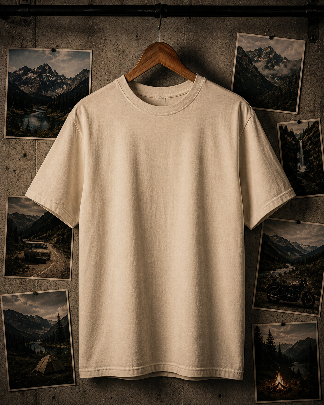 T-shirt Stay Wild Stay Free | Tee-shirt graphique aventure en montagne et nature | Haut pour voyage en plein air