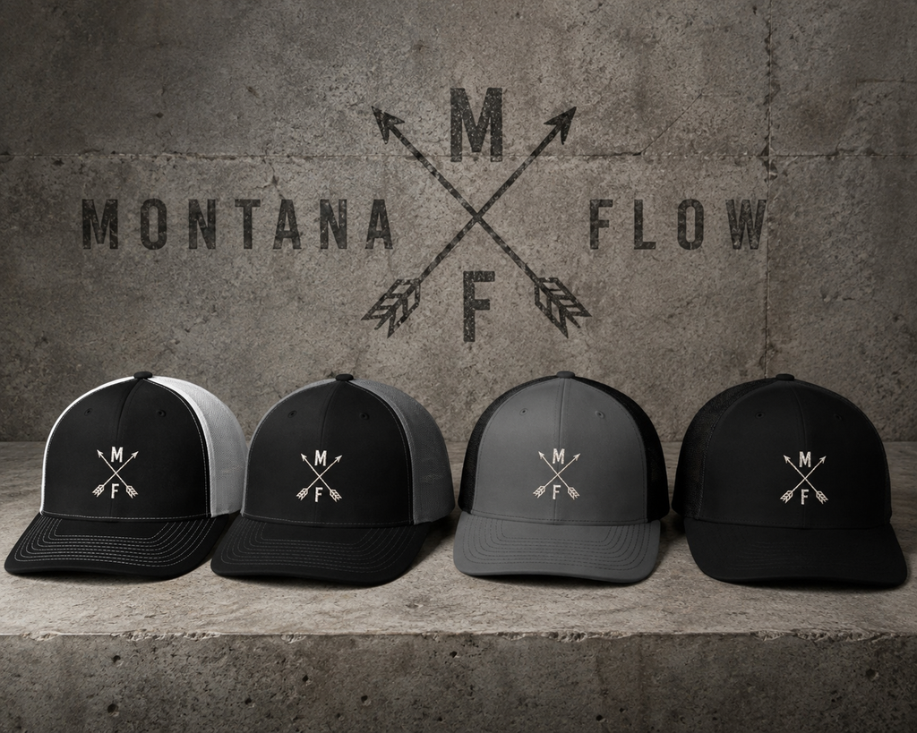 Crossed Arrows MF Trucker Cap | Embroidered Outdoor Snapback Hat