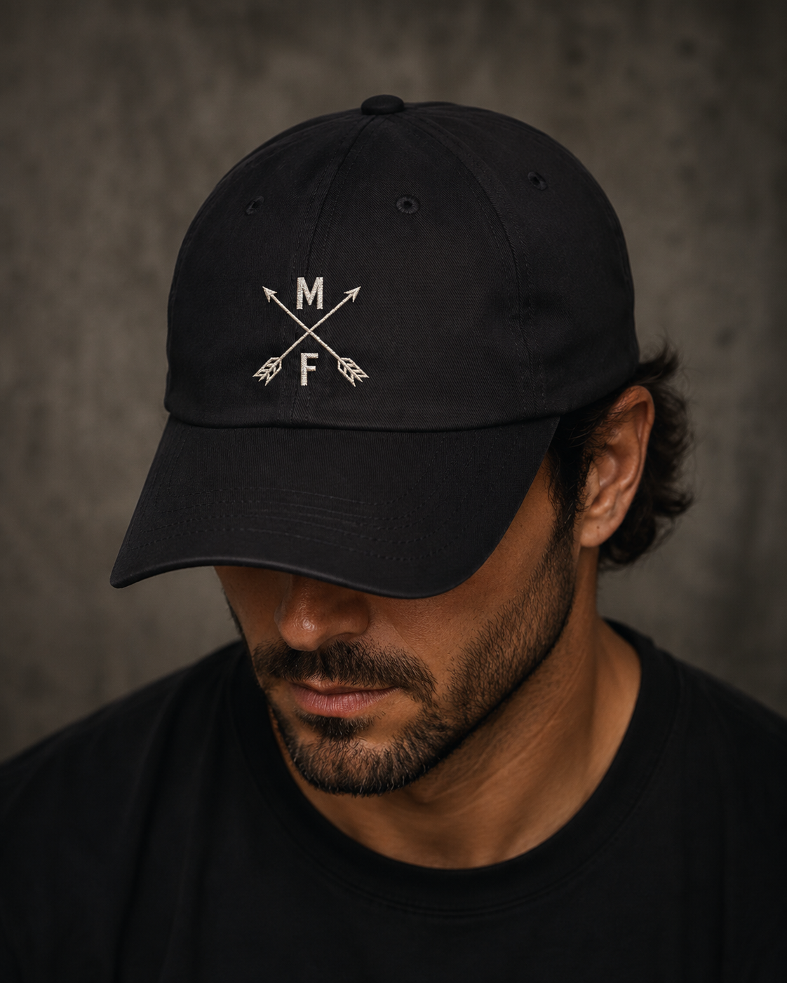 Crossed Arrows Cap | MF Embroidered Dad Hat | Outdoor Adventure Hat
