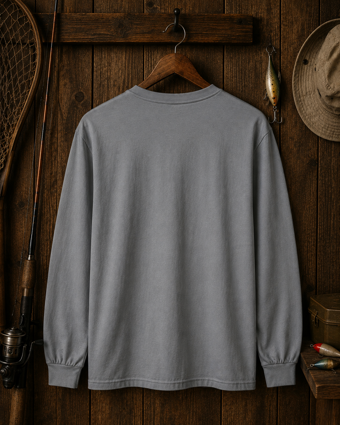 Fish Now Work Later Long Sleeve Shirt | Fishing Skull Tee | Fisherman Gift | Bucket Hat Fishing Shirt