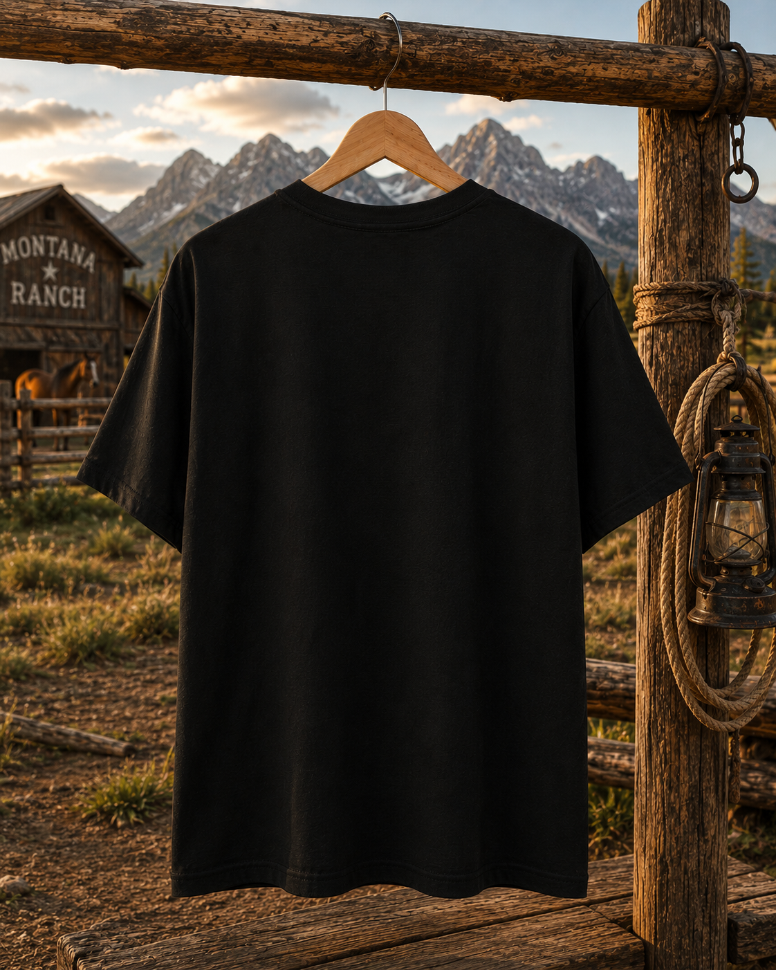 Camping Freedom T-Shirt | Lake Hammock Sunset Tee, Outdoor Nature Shirt