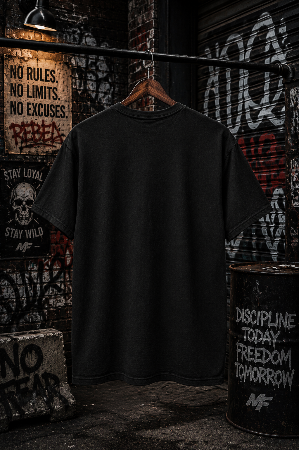 Discipline Today Freedom Tomorrow T-Shirt | Broken Chains Motivational Graphic Tee