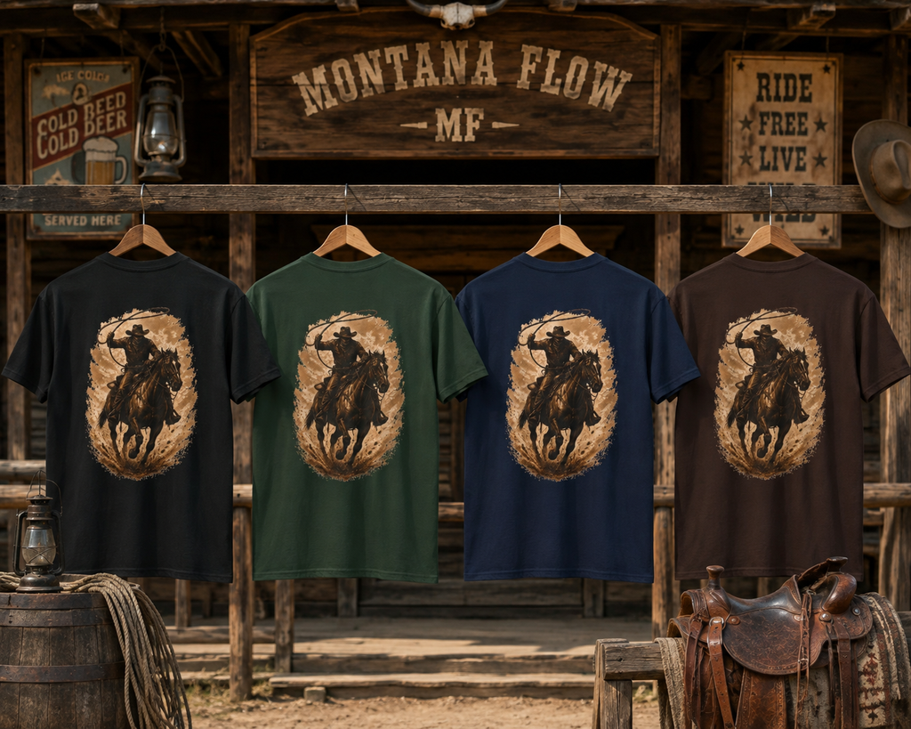 T-shirt de cow-boy à cheval | T-shirt western de rodéo, haut avec motif de lasso