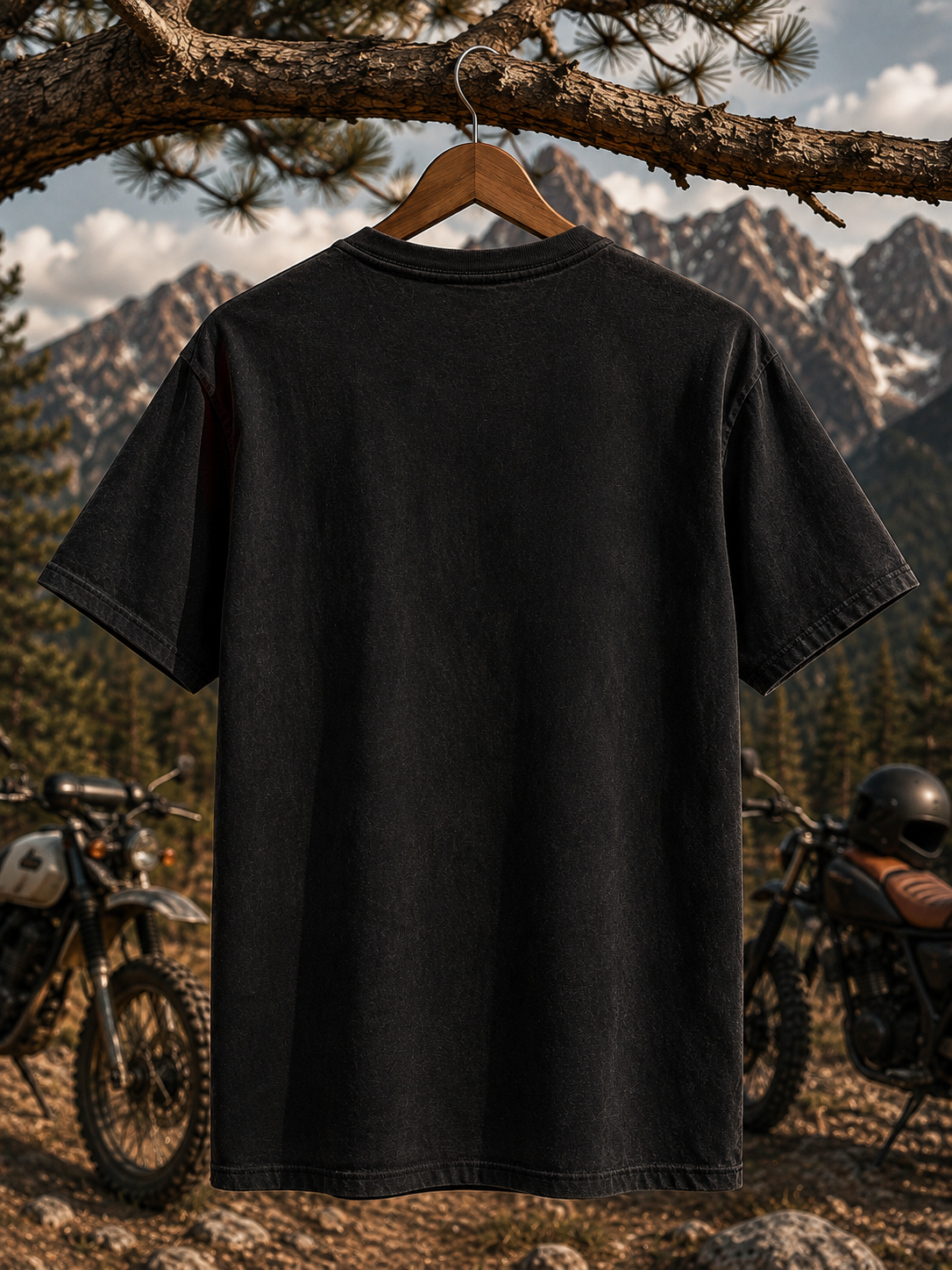 T-shirt Cœur de rider | T-shirt graphique Mon cœur est dans les montagnes