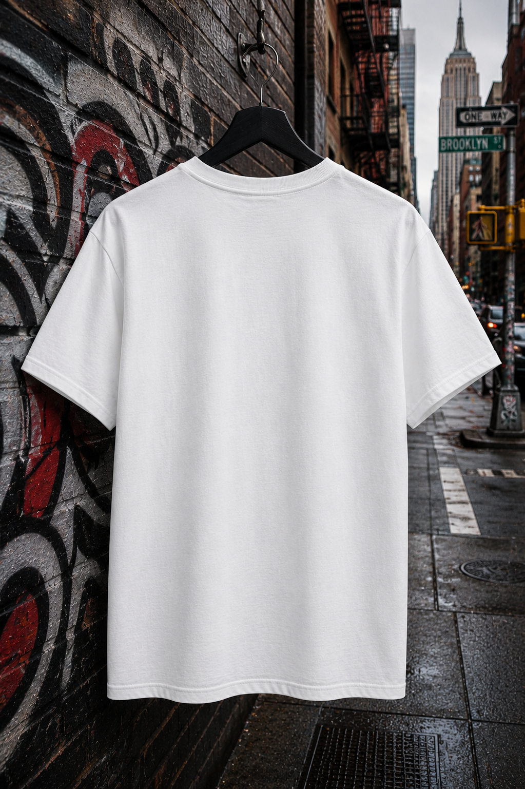 T-shirt graphique à capuche masqué | Haut streetwear urbain