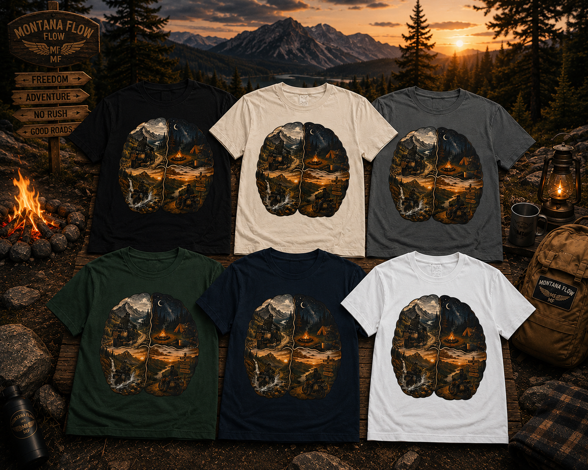 Adventure Mind T-Shirt | Motorcycle Camping Graphic Tee