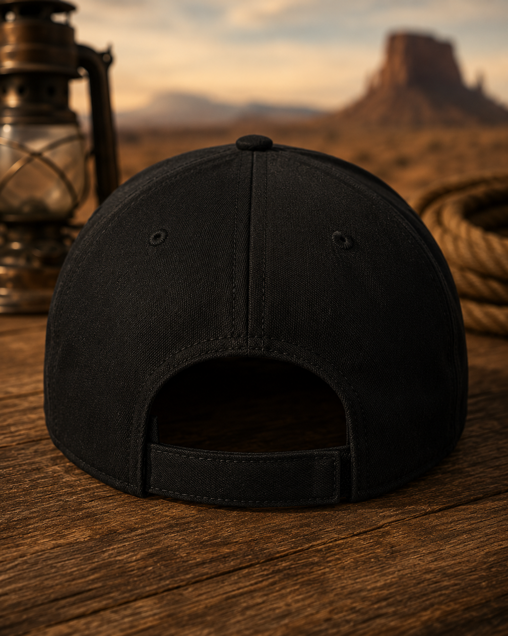 Western Desert Patch Baseball Cap | Cactus Sunset Hat