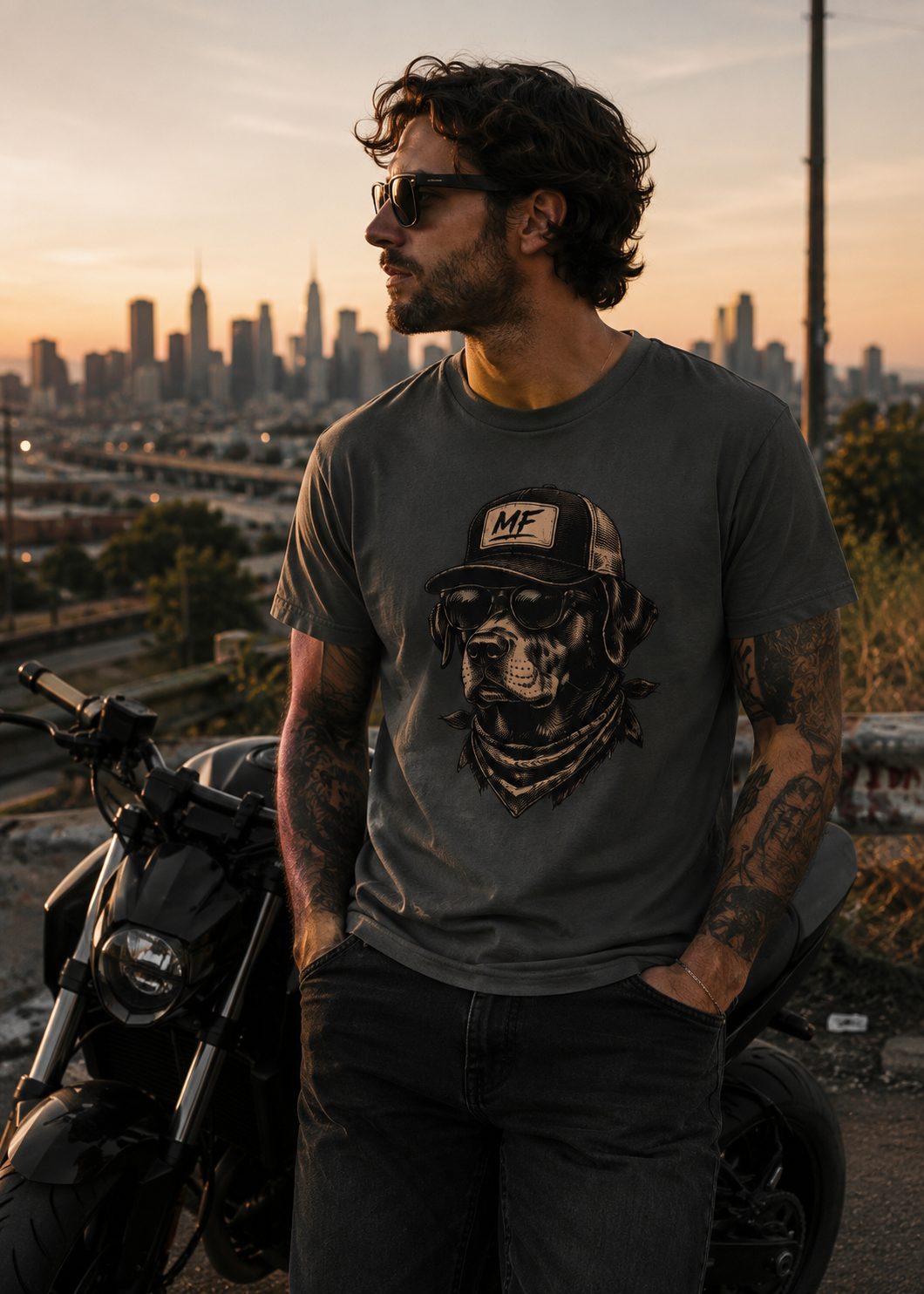 Rottweiler Trucker Dog T-Shirt | Vintage Streetwear Graphic Tee