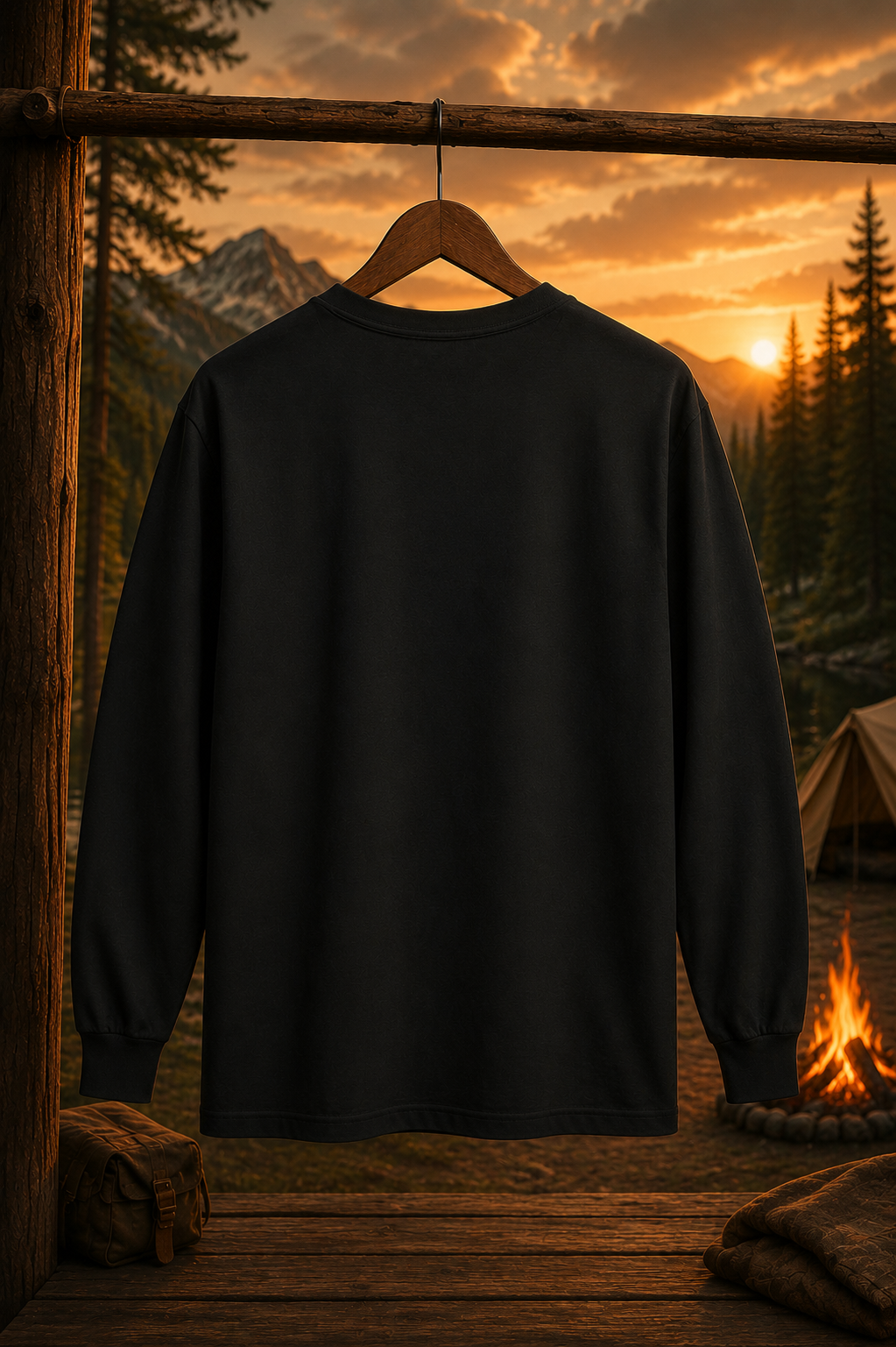Not All Who Wander Ride Long Sleeve Shirt | Vintage Mountain Adventure Graphic Tee