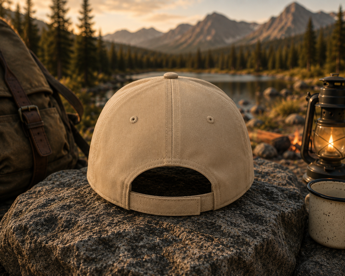 Montana Flow Mountain Badge Low Profile Cap | Outdoor Dad Hat