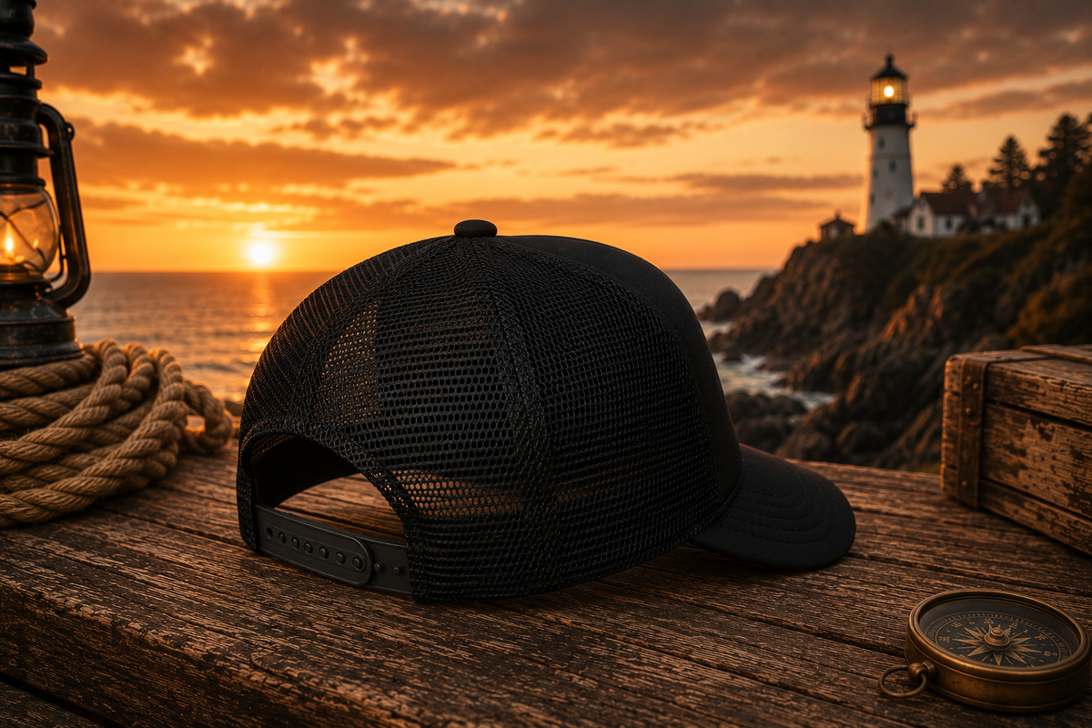 Lighthouse Patch Foam Trucker Hat | Coastal Adventure Cap