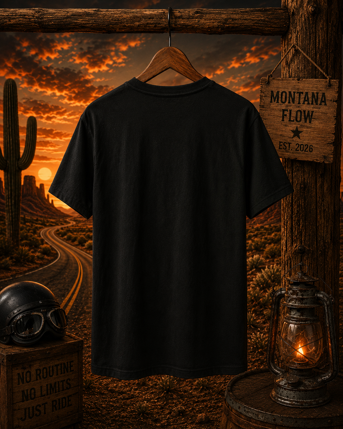 T-shirt de moto Finally Freedom | T-shirt graphique de motard au coucher du soleil | T-shirt de road trip Ride Free