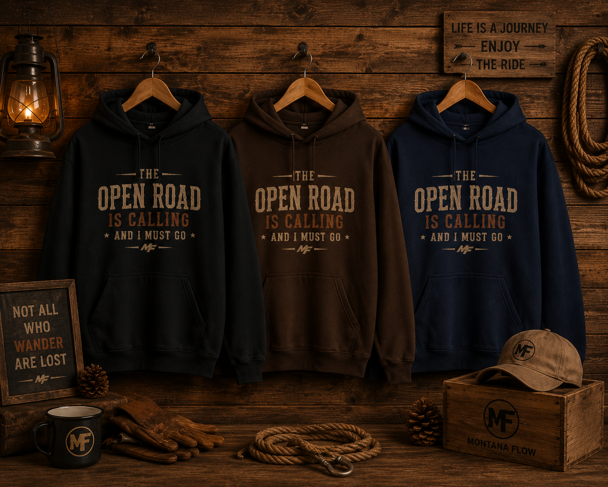 The Open Road Is Calling Hoodie | Road Trip Travel Hoodie