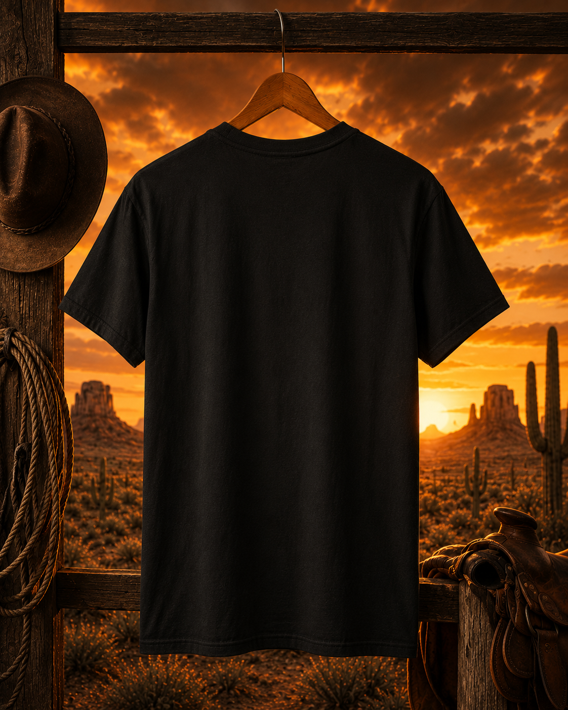 Freedom Ride Your Own Path T-Shirt | Cowboy Sunset Western Graphic Tee