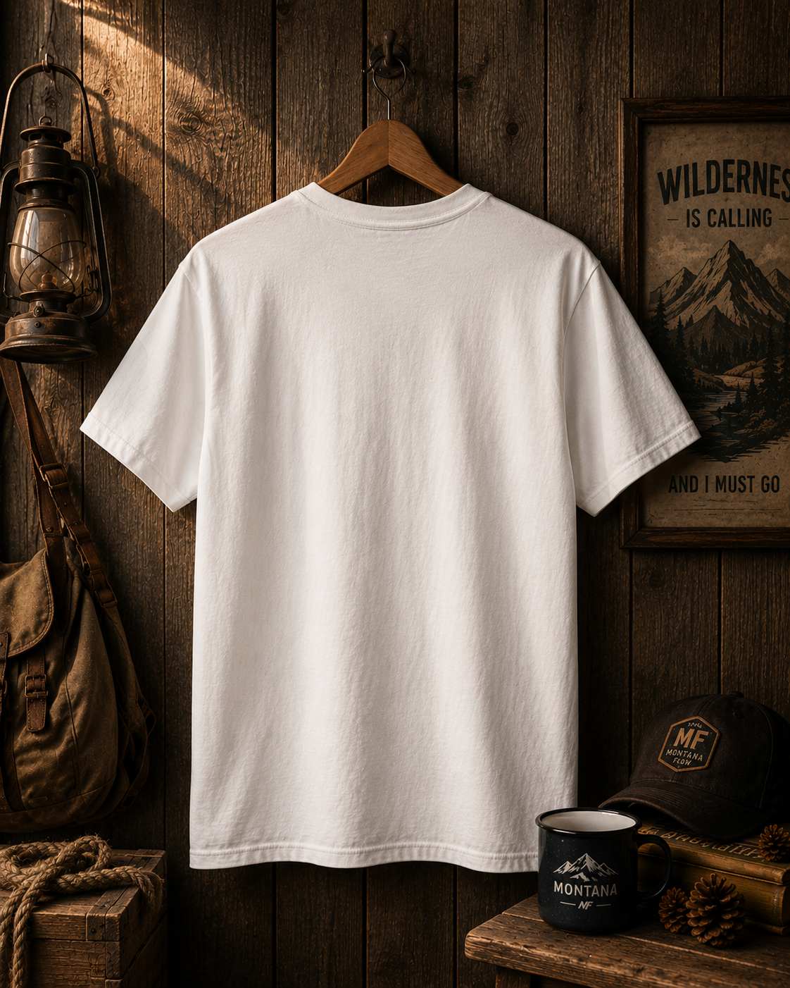 Adventure Awaits Mountain T-Shirt | Go Find It Hiking Camping Nature Graphic Tee