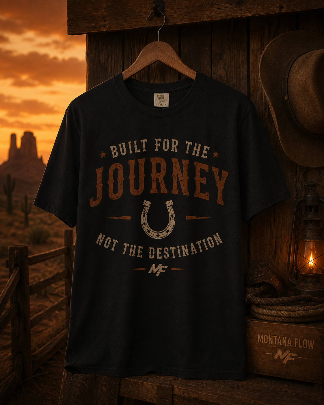 Built for the Journey T-Shirt | Horseshoe Western Adventure Tee
