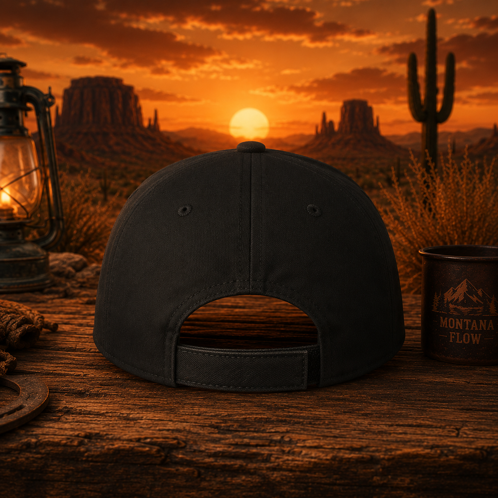 Western Cowboy Patch Dad Hat | Desert Sunset Cap