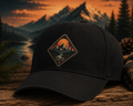 Mountain Sunset Patch Cap | Outdoor Nature Hat