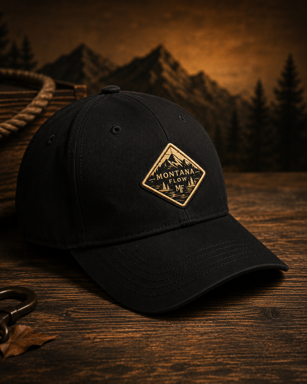 Casquette Montana Flow Mountain Patch | Casquette de baseball pour l'aventure en plein air