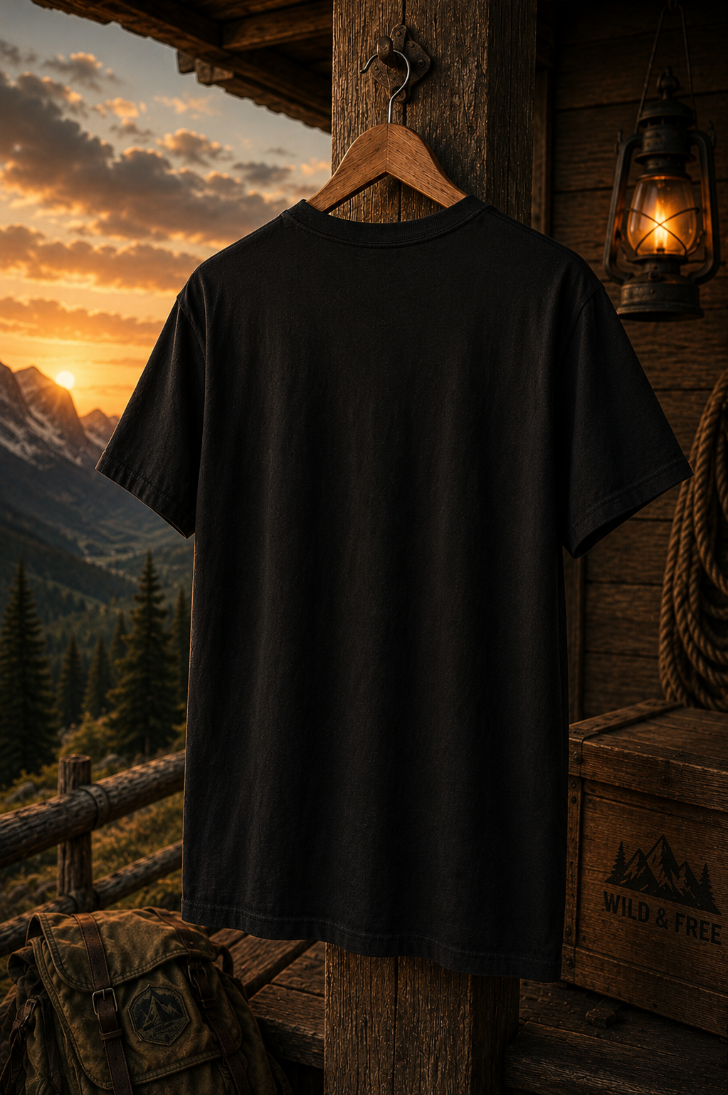 Chase the Horizon Mountain Adventure Graphic T-Shirt
