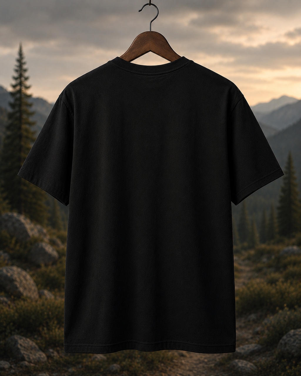 Where the Day Ends | Vintage Mountain Sunset Graphic T-Shirt