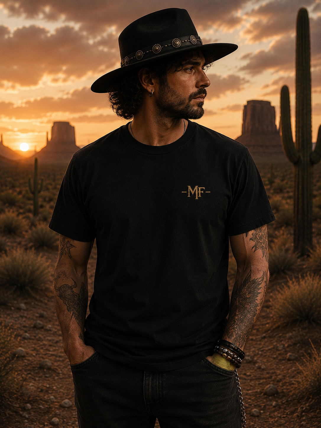Chemise de shaman de l'Ouest, T-shirt avec imprimé Spirit Walker dans le dos, t-shirt graphique cow-boy tribal, vêtement western vintage, cadeau du désert