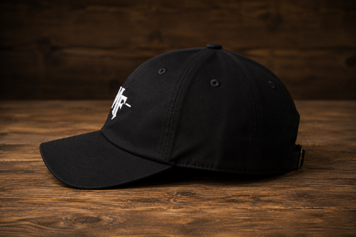 MF Embroidered Dad Cap | Minimalist Baseball Hat | Monogram Initials Cap
