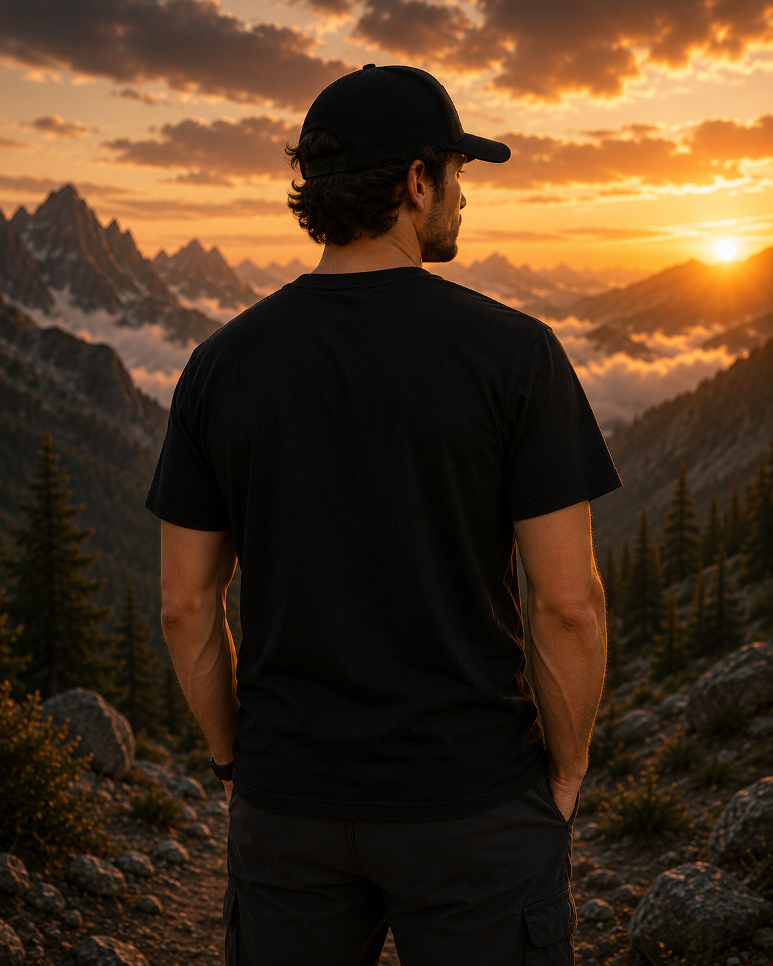 Summit Seeker Shirt | The View Is Earned Mountain Graphic Tee | Outdoor Adventure Gift for Hikers