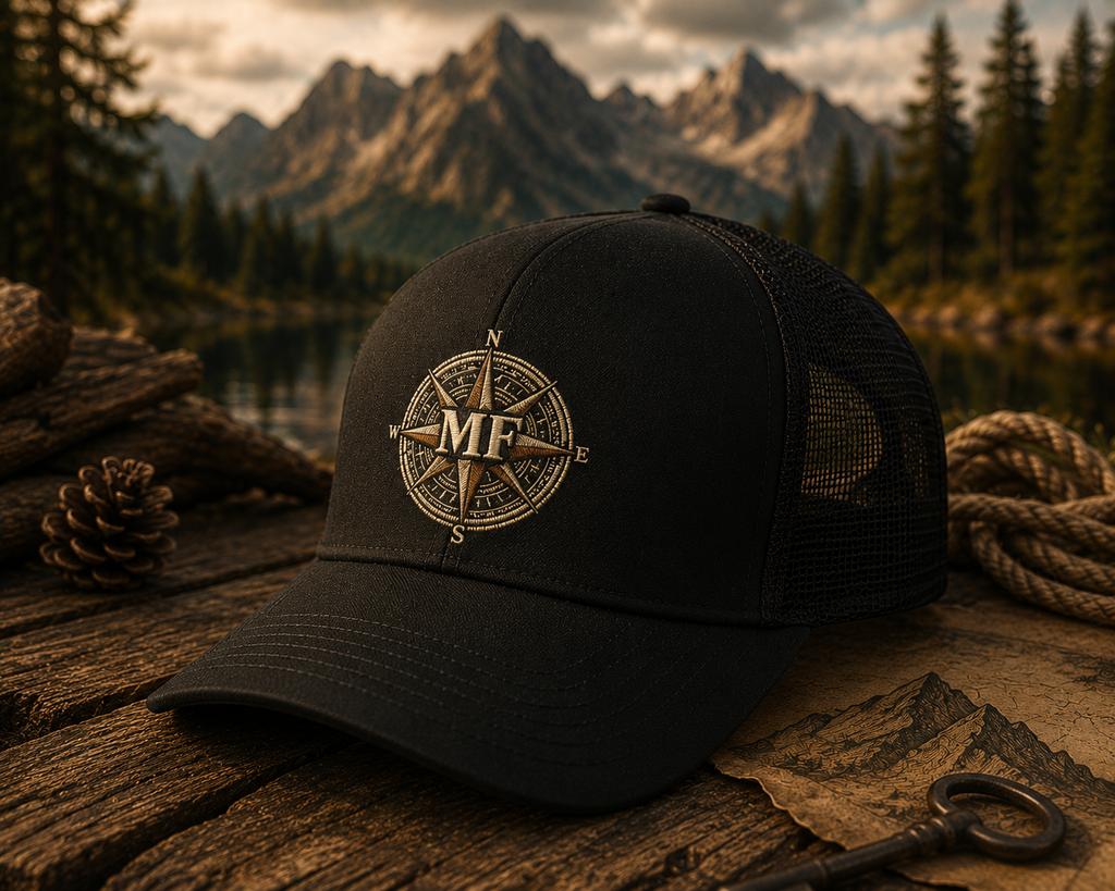 Casquette de routier boussole, casquette d'aventure, chapeau d'extérieur, cadeau de randonnée, casquette de montagne pour road trip