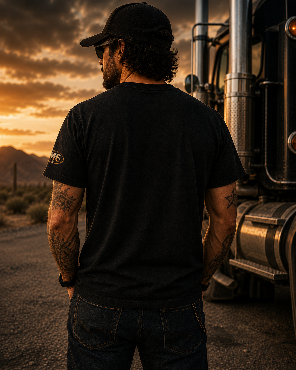 Life on the Road Trucker Tee | Western Road Trip Graphic Shirt