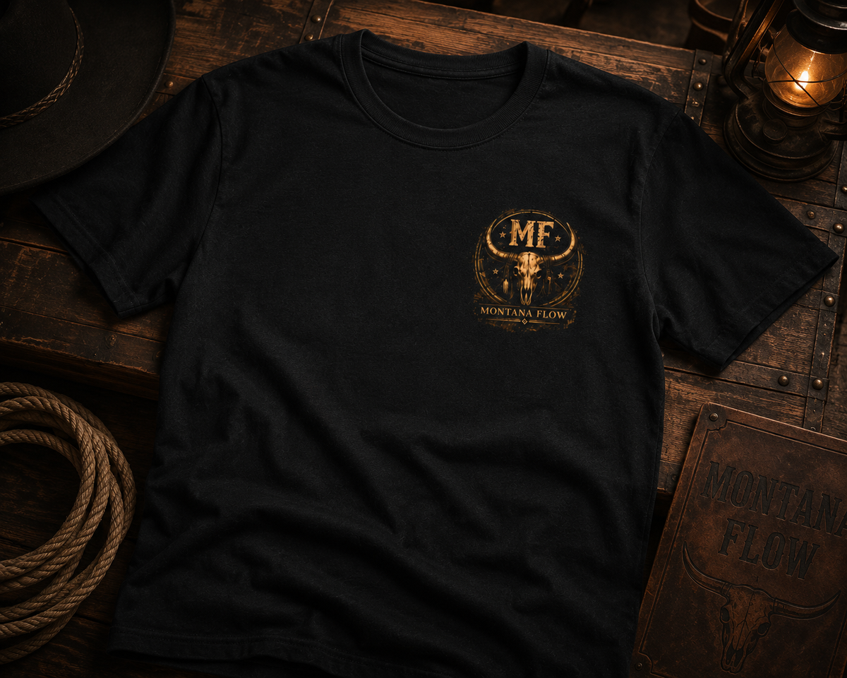 Chemise de cowboy western sombre, t-shirt graphique hors-la-loi, t-shirt cowboy gothique, t-shirt western tête de mort tribale, cadeau cowboy vintage pour homme