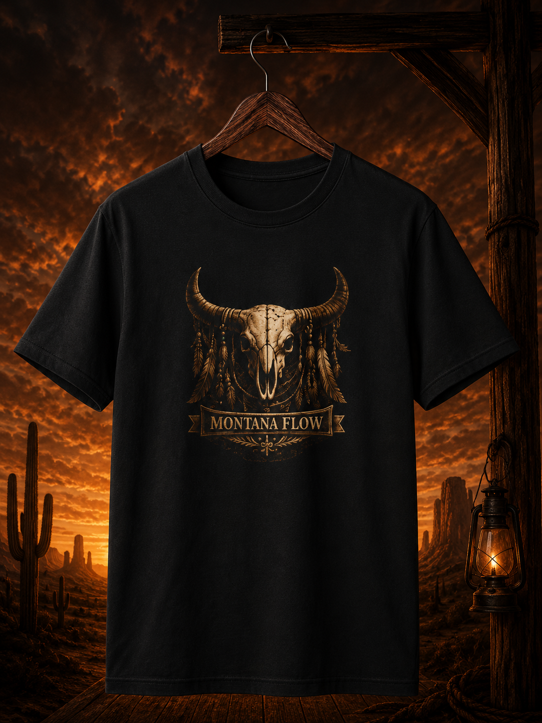 Dark Western Shirt, Cowboy Back Print Tee, Vintage Outlaw Graphic T-Shirt, Desert Rider Skull Shirt, Gothic Western Gift