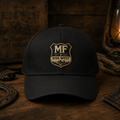 Ride West Hat, Western Cap, Adventure Lifestyle Gift, MF logo.