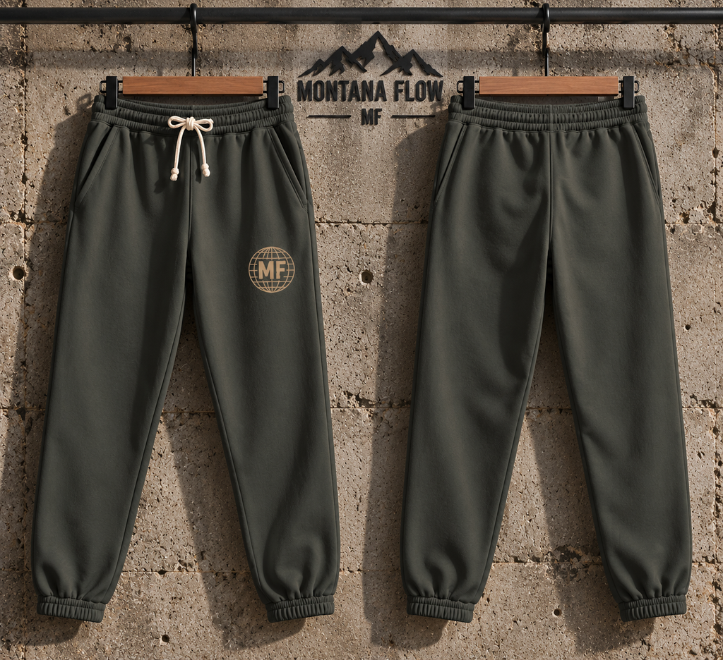 Pantalon de jogging Montana Flow MF Logo | Jogging en molleton | Pantalon d'extérieur unisexe
