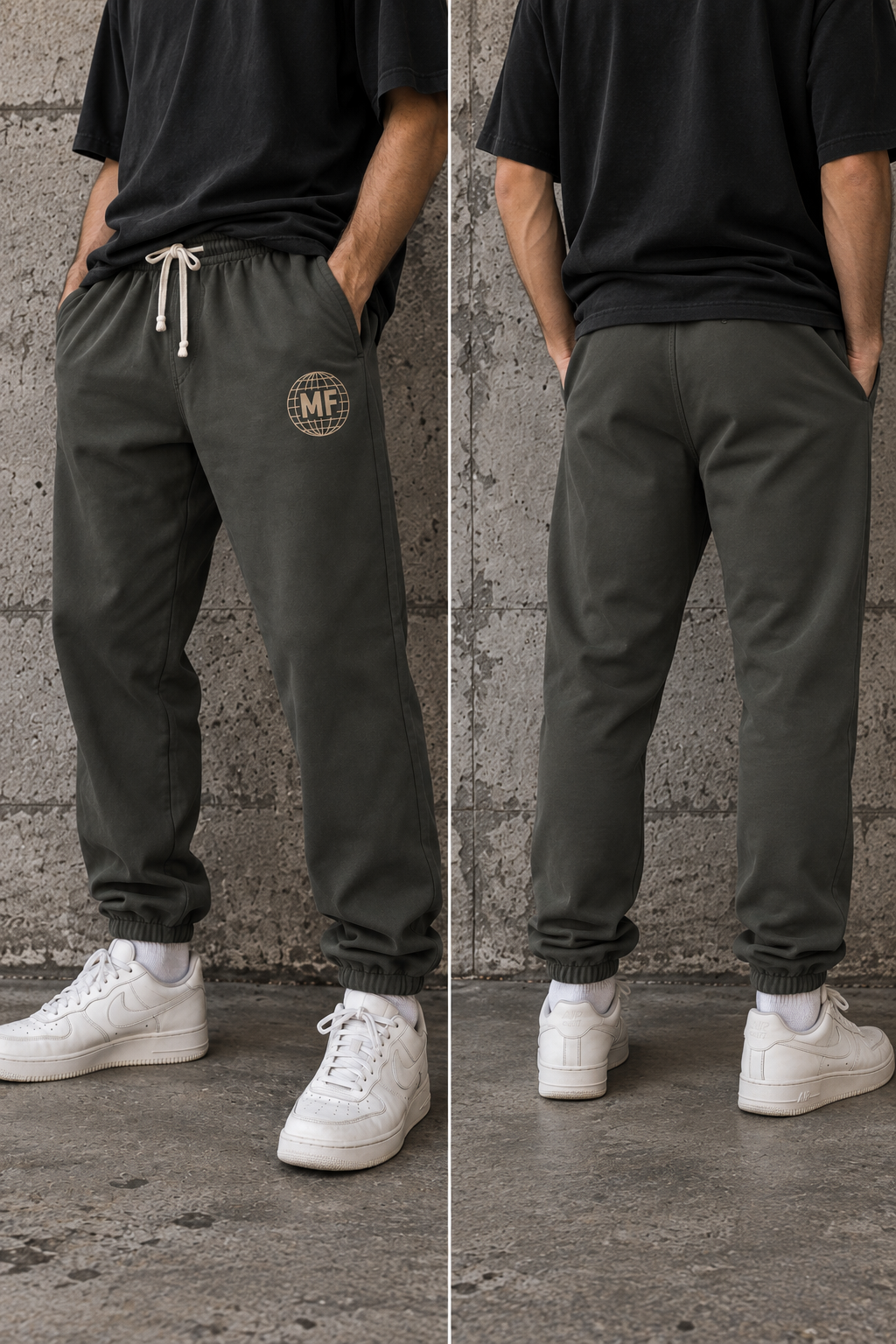 Montana Flow MF Logo Sweatpants | Fleece Joggers | Unisex Outdoor Pants