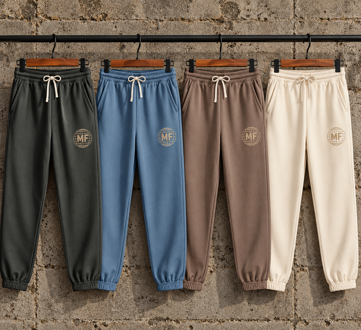 Pantalon de jogging Montana Flow MF Logo | Jogging en molleton | Pantalon d'extérieur unisexe