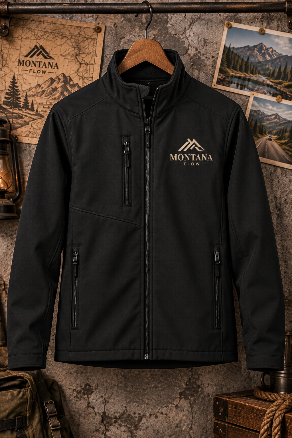 Montana Flow Softshell Jacket | Water-Resistant Outdoor Jacket | Fleece-Lined Hiking Jacket