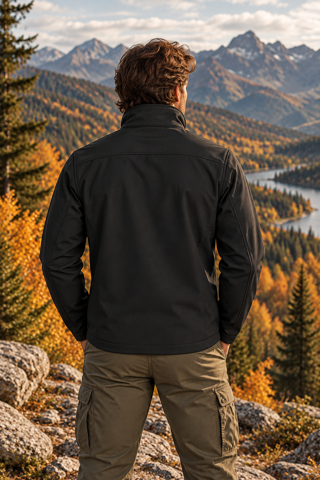 Montana Flow Softshell Jacket | Water-Resistant Outdoor Jacket | Fleece-Lined Hiking Jacket