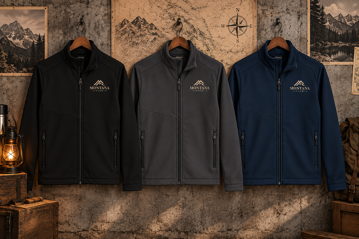 Montana Flow Softshell Jacket | Water-Resistant Outdoor Jacket | Fleece-Lined Hiking Jacket