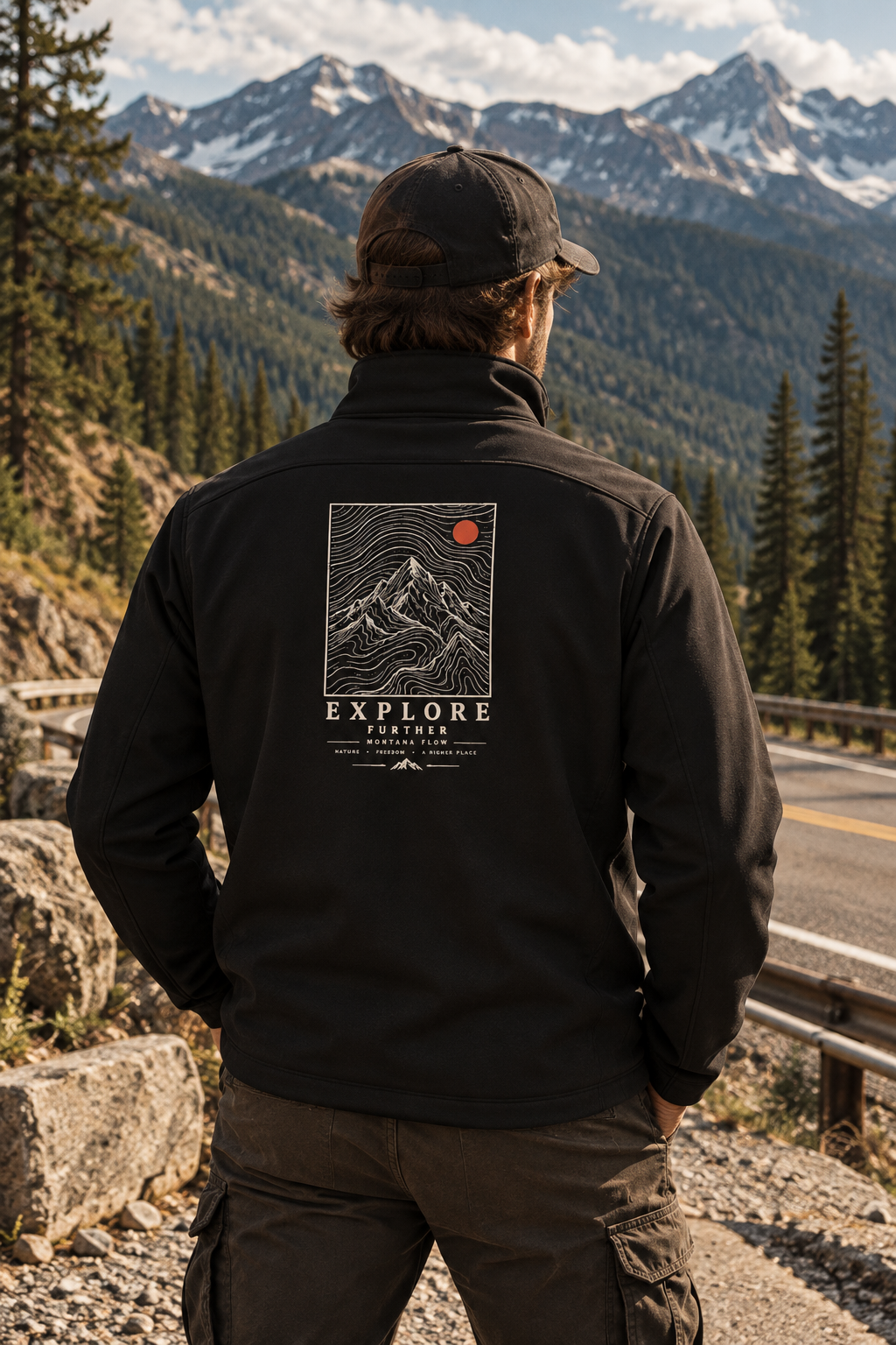 Explore Nature Quarter-Zip Pullover | Mountain Hiking & Outdoor Adventure Top