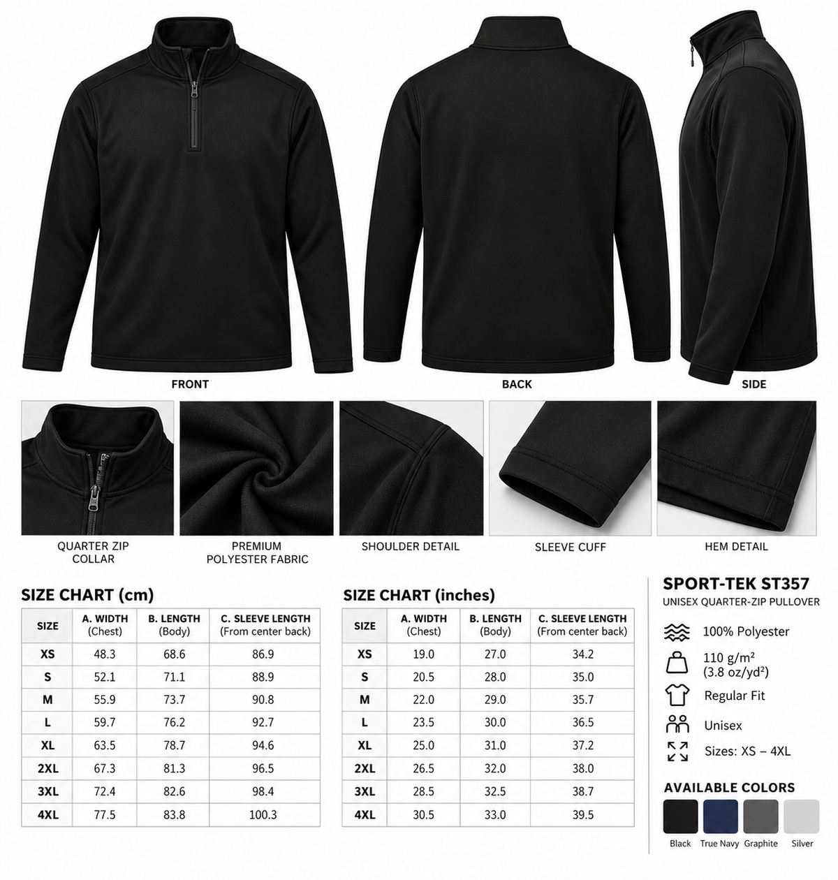 Explore Nature Quarter-Zip Pullover | Mountain Hiking & Outdoor Adventure Top