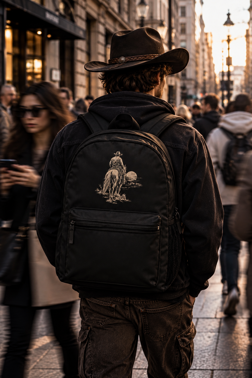 Western Cowboy Horse Backpack 13L | Desert Sunset Graphic | Montana Flow